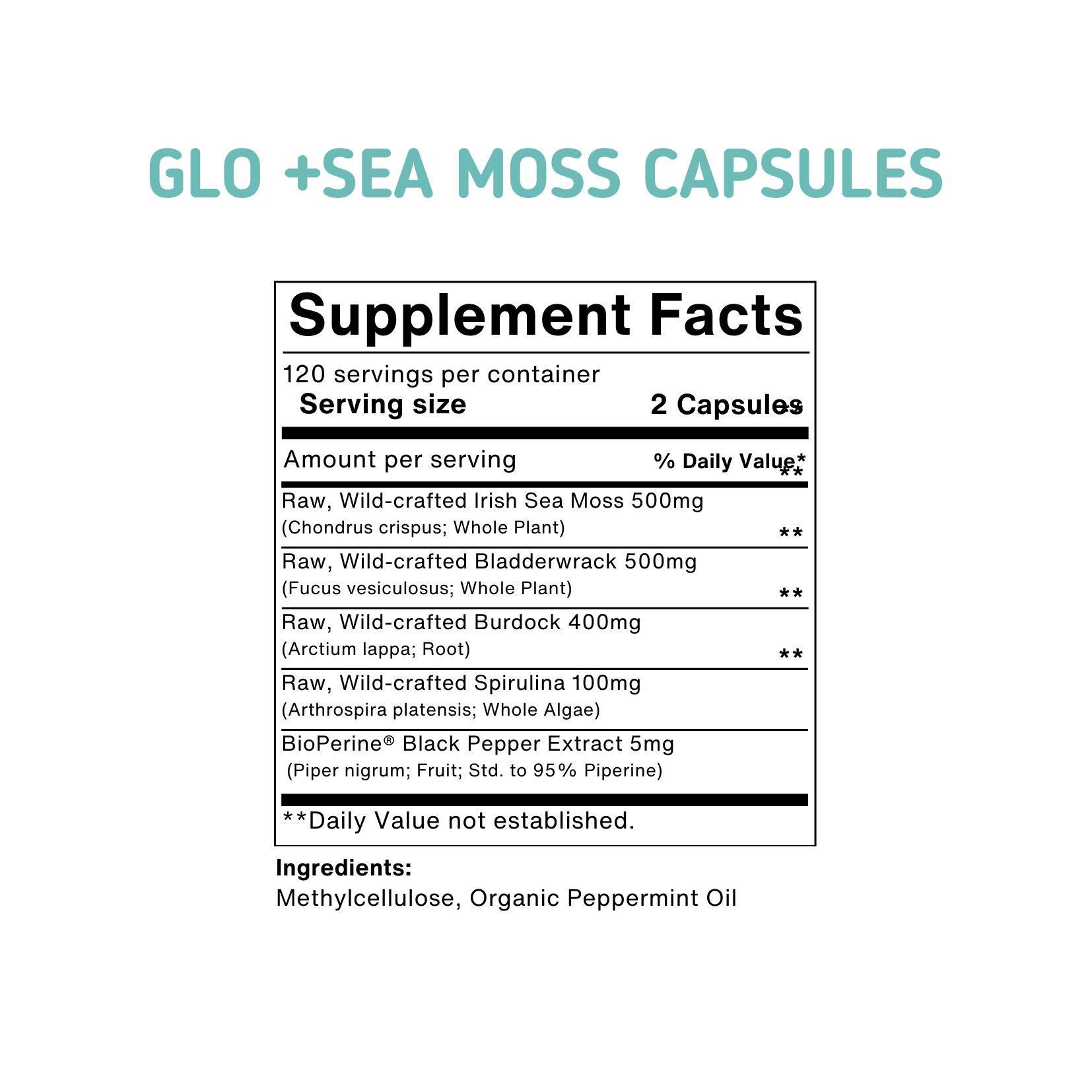 GLO +Sea Moss Capsules